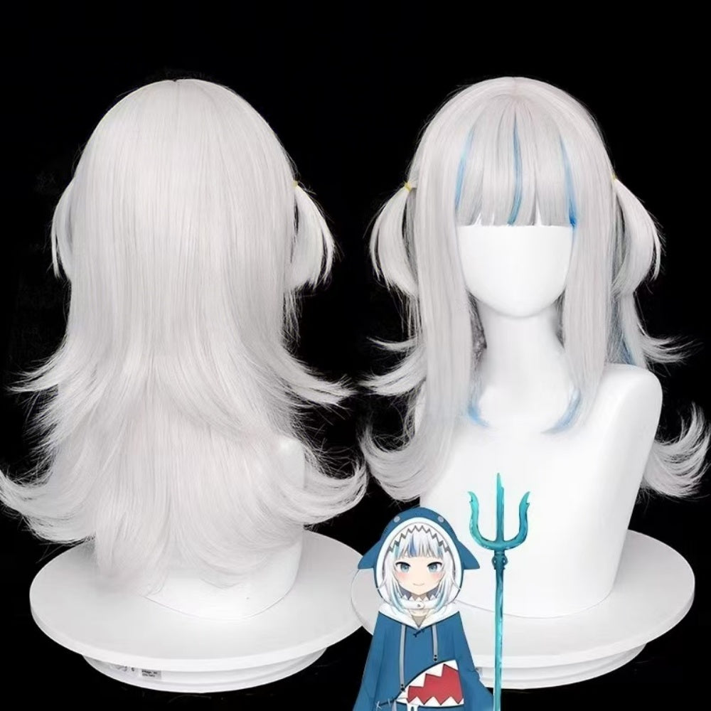 【In Stock】VTuber Virtual Cosplay Gawr Gura Cosplay Wig