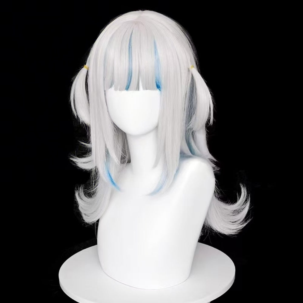 【In Stock】VTuber Virtual Cosplay Gawr Gura Cosplay Wig