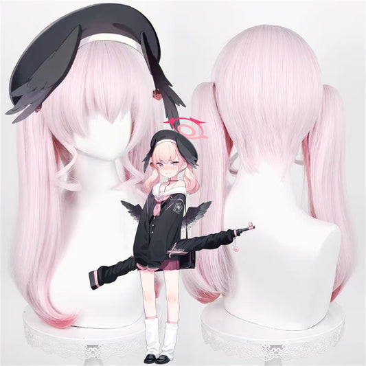 【In Stock】Game ブルーアーカイブ Blue Archive Cosplay Shimoe Koharu Cosplay Wig