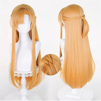 【In Stock】Anime Sword Art Online Cosplay ゆうきあすな Yuuki Asuna & Kirigaya Kazuto Cosplay Wig