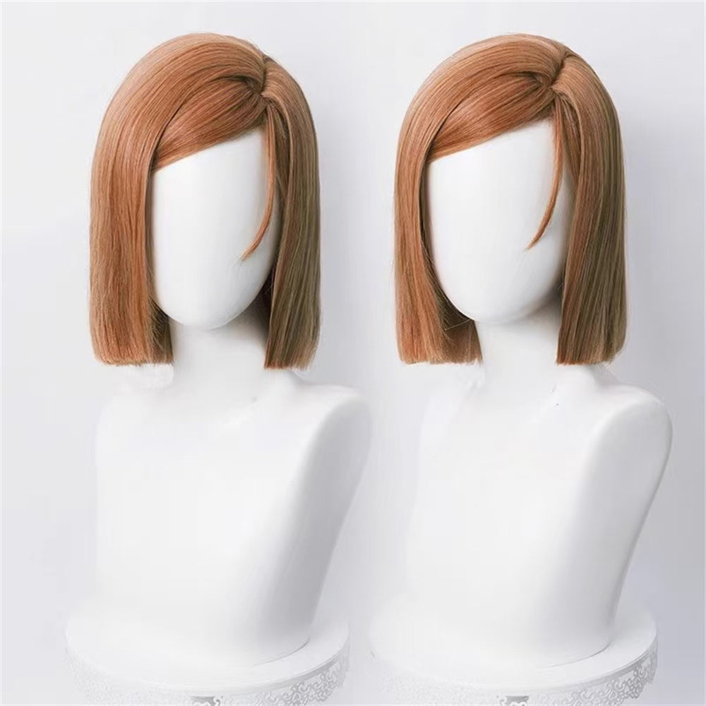 【In Stock】Anime Jujutsu Kaisen Cosplay Nobara Kugisaki Cosplay Wig