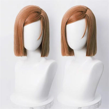 【In Stock】Anime Jujutsu Kaisen Cosplay Nobara Kugisaki Cosplay Wig