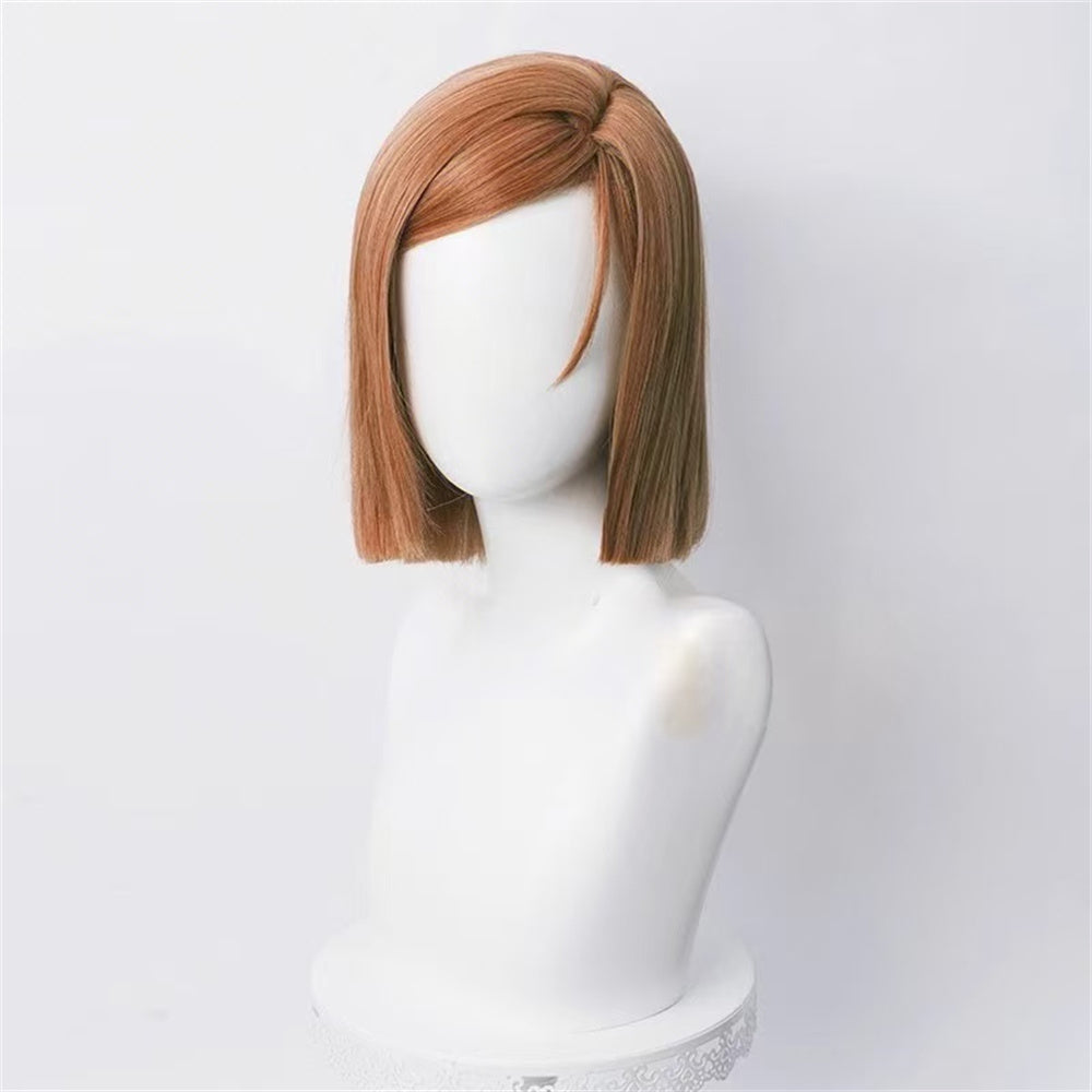 【In Stock】Anime Jujutsu Kaisen Cosplay Nobara Kugisaki Cosplay Wig
