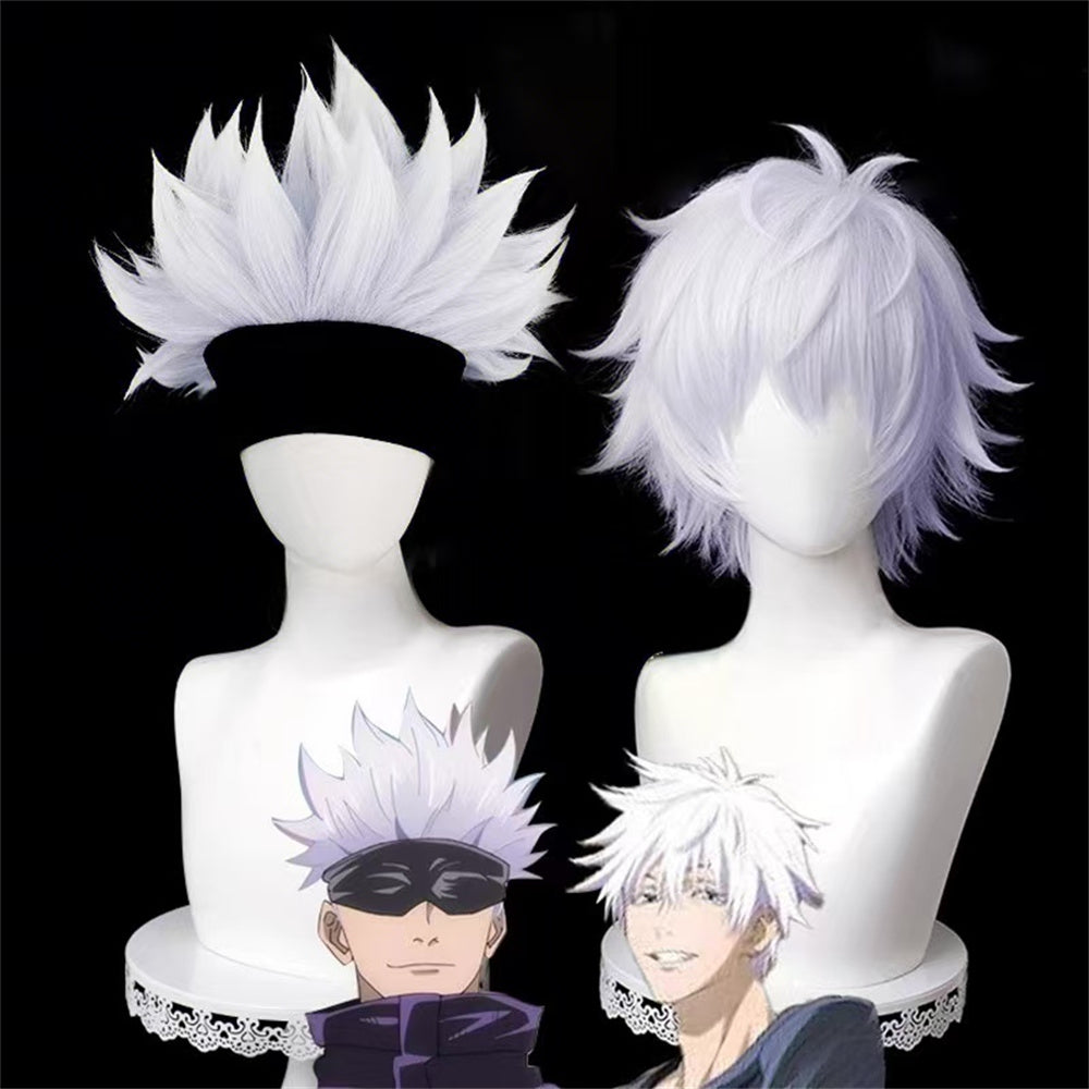 【In Stock】Anime Jujutsu Kaisen Cosplay Satoru Gojo Cosplay Wig