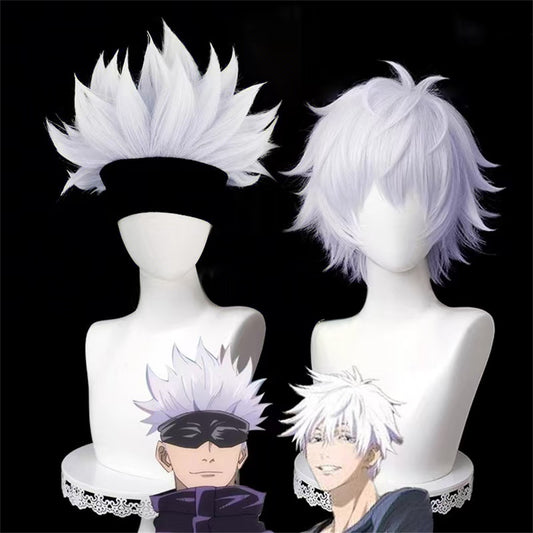 【In Stock】Anime Jujutsu Kaisen Cosplay Satoru Gojo Cosplay Wig