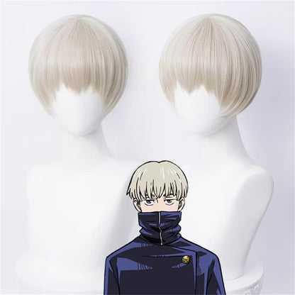 【In Stock】Anime Jujutsu Kaisen Cosplay Toge Inumaki Cosplay Wig