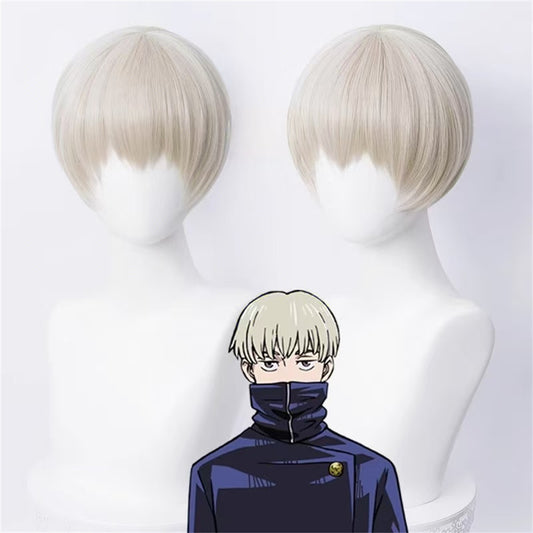 【In Stock】Anime Jujutsu Kaisen Cosplay Toge Inumaki Cosplay Wig