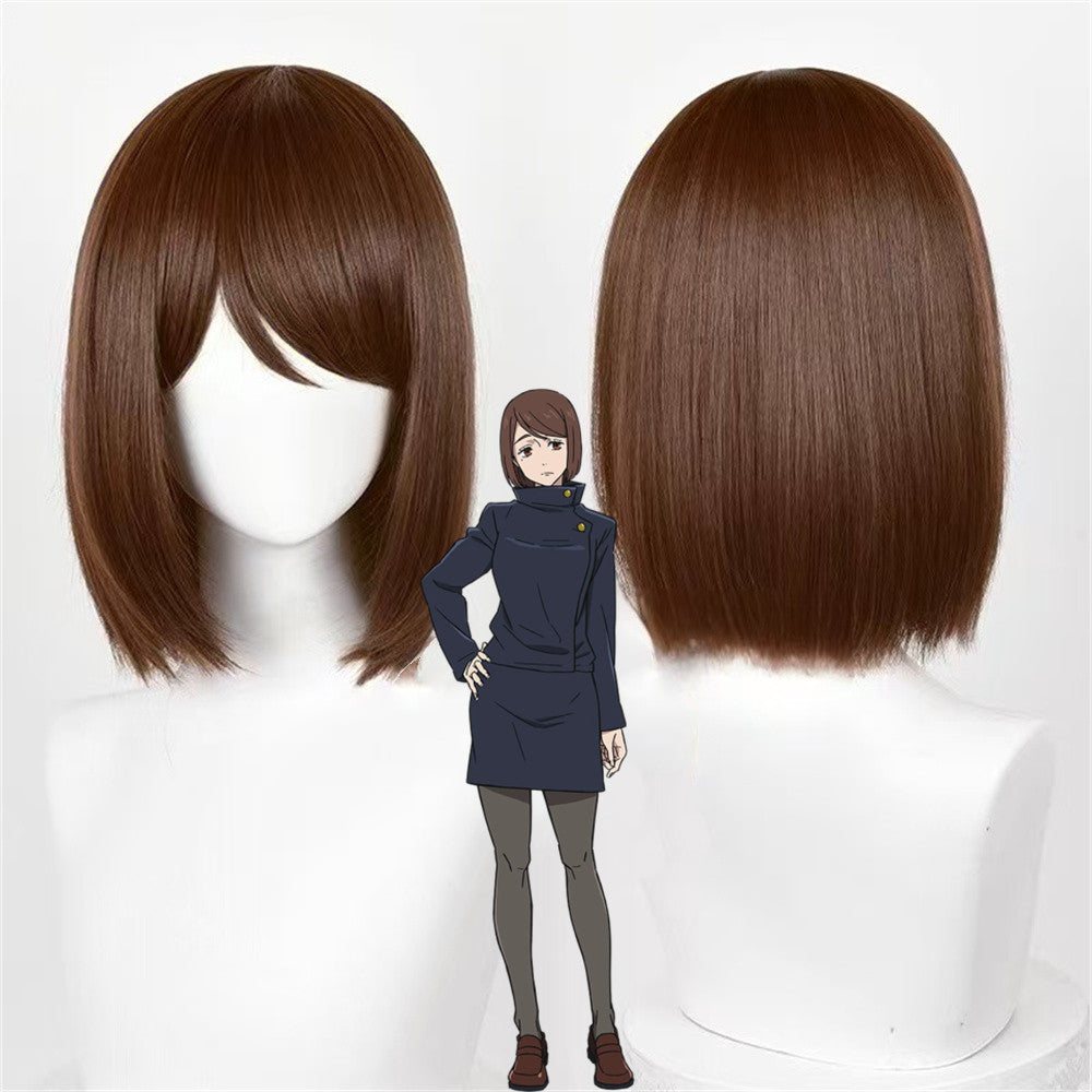 【In Stock】Anime Jujutsu Kaisen Cosplay Shoko Ieiri Cosplay Wig