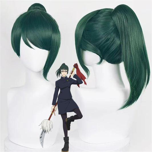 【In Stock】Anime Jujutsu Kaisen Cosplay Maki Zen'in Cosplay Wig