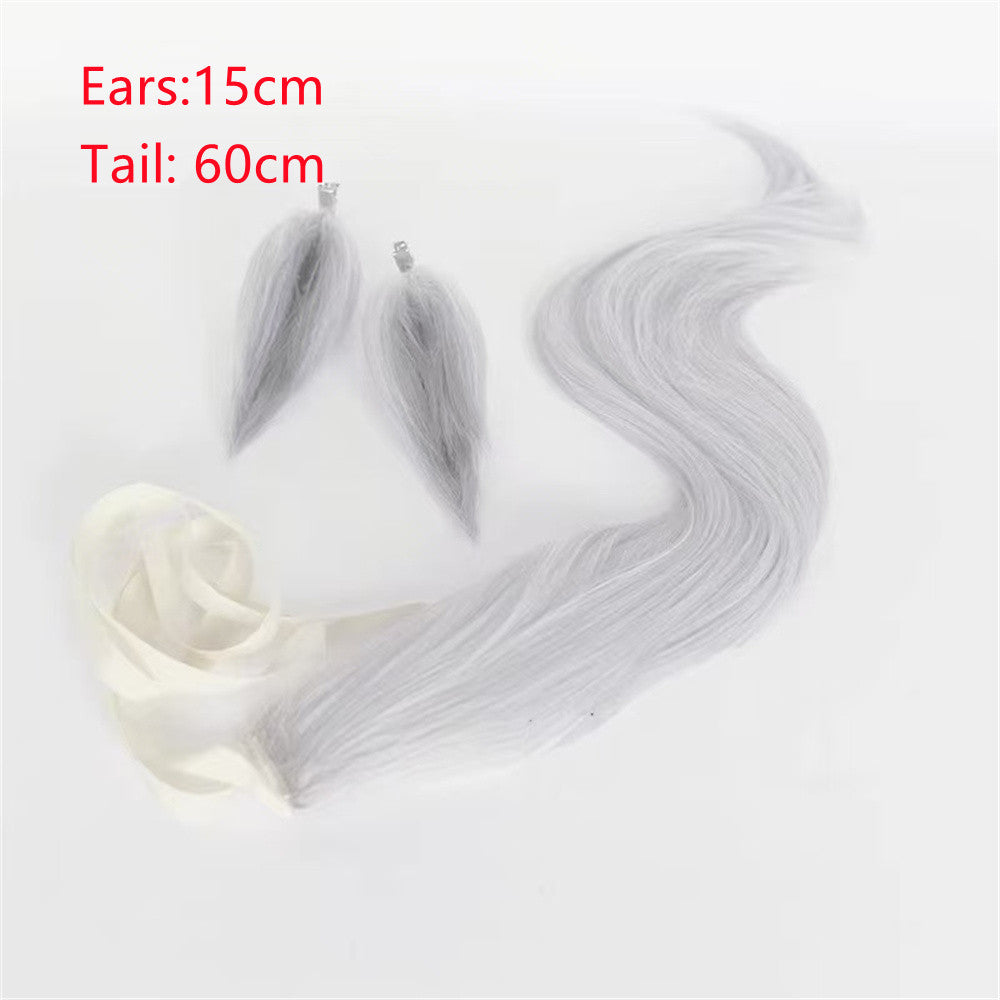 【In Stock】Game Umamusume:Pretty Derby Cosplay Oguri Cap Cosplay Wig With Ears and Tail