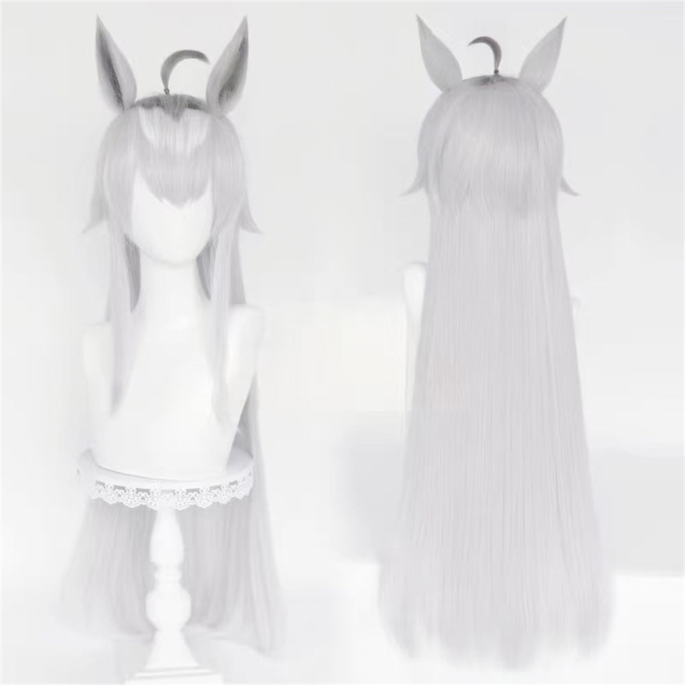 【In Stock】Game Umamusume:Pretty Derby Cosplay Oguri Cap Cosplay Wig With Ears and Tail