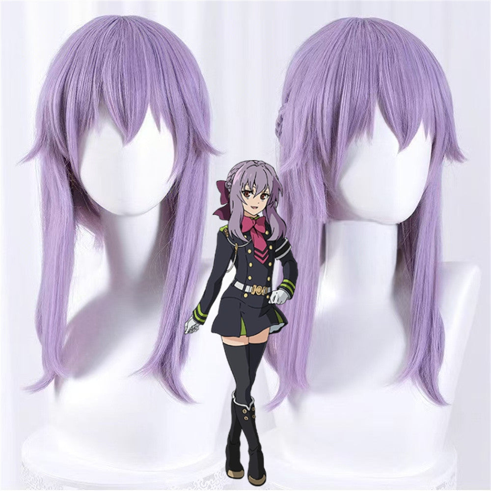 【In Stock】Anime Seraph of the End Cosplay Shinoa Hiiragi Cosplay Wig