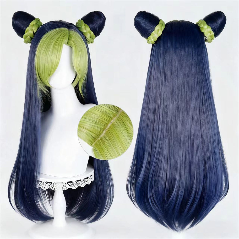 【In Stock】Anime JoJo's Bizarre Adventure Cosplay Jolyne Cujoh Cosplay Wig Long Hair