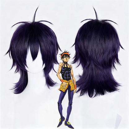 【In Stock】Anime JoJo's Bizarre Adventure Cosplay Narancia Ghirga Cosplay Wig