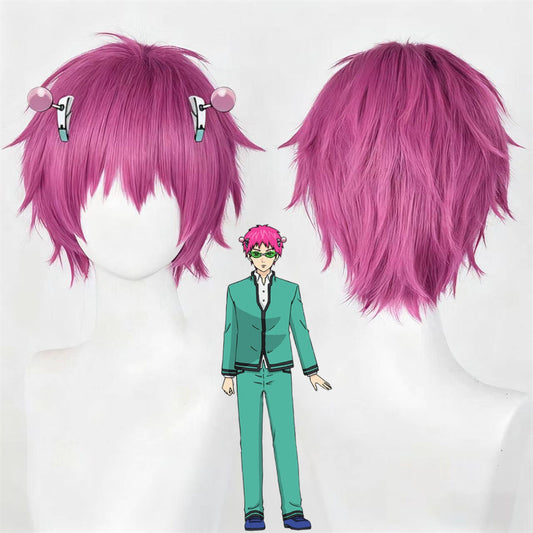 【In Stock】Anime The Disastrous Life of Saiki K. Cosplay Saiki Kusuo Cosplay Wig