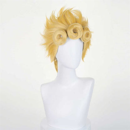 【In Stock】Anime JoJo's Bizarre Adventure Cosplay Giorno Giovanna Cosplay Wig