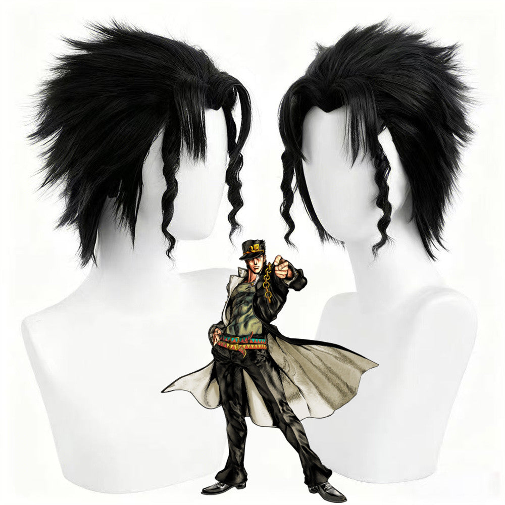 【In Stock】Anime JoJo's Bizarre Adventure Cosplay Jotaro Kujo Cosplay Wig