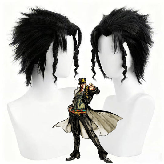 【In Stock】Anime JoJo's Bizarre Adventure Cosplay Jotaro Kujo Cosplay Wig