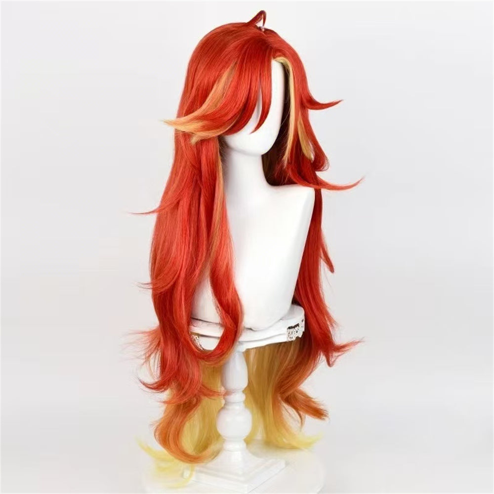 【In Stock】Game Genshin Impact Cosplay Mavuika Cosplay Wig