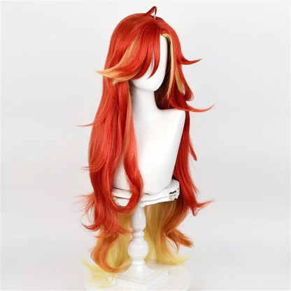 【In Stock】Game Genshin Impact Cosplay Mavuika Cosplay Wig