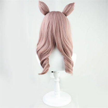 【In Stock】Game Umamusume:Pretty Derby Cosplay マチカネタンホイザ Matikanetannhauser Cosplay Wig With Ears and Tail