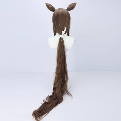 【In Stock】Game Umamusume:Pretty Derby Cosplay アドマイヤベガ Admire Vega Cosplay Wig With Ears and Tail