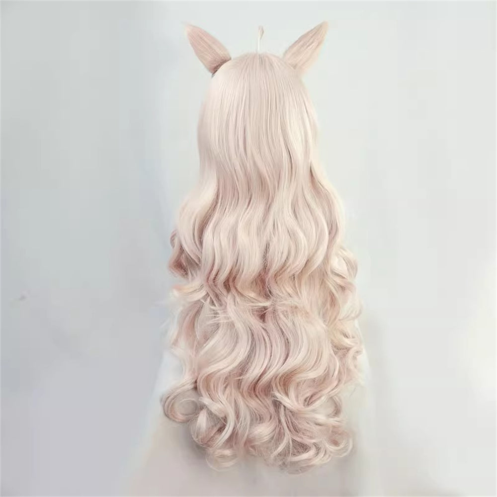 【In Stock】Game Umamusume:Pretty Derby Cosplay ビワハヤヒデ Biwa Hayahide Cosplay Wig With Ears and Tail