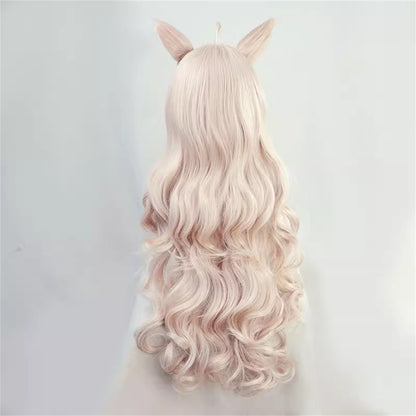 【In Stock】Game Umamusume:Pretty Derby Cosplay ビワハヤヒデ Biwa Hayahide Cosplay Wig With Ears and Tail