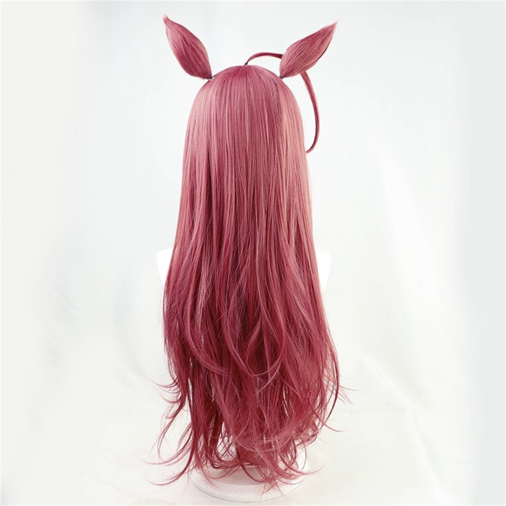 【In Stock】Game Umamusume:Pretty Derby Cosplay ミホノブルボン Mihono Bourbon Cosplay Wig With Ears and Tail