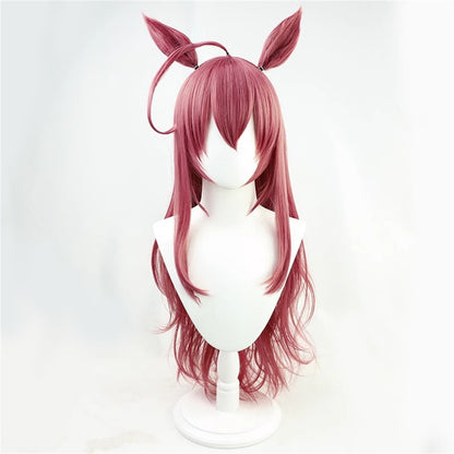 【In Stock】Game Umamusume:Pretty Derby Cosplay ミホノブルボン Mihono Bourbon Cosplay Wig With Ears and Tail