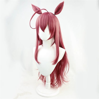 【In Stock】Game Umamusume:Pretty Derby Cosplay ミホノブルボン Mihono Bourbon Cosplay Wig With Ears and Tail