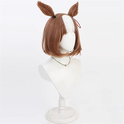 【In Stock】Game Umamusume:Pretty Derby Cosplay ベルノライト Berno Light Cosplay Wig With Ears and Tail