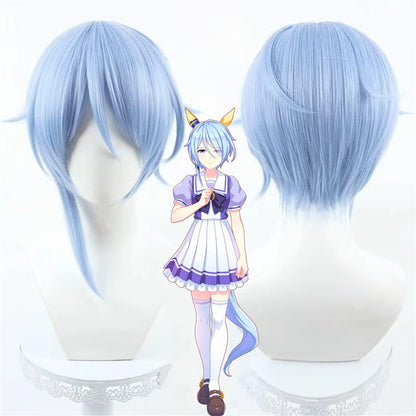 【In Stock】Game Umamusume:Pretty Derby Cosplay ケイエスミラクル K.S.Miracle Cosplay Wig With Ears and Tail