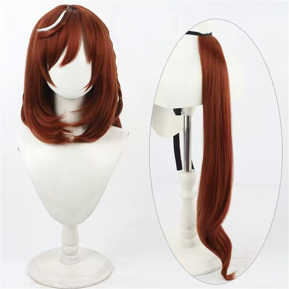 【In Stock】Game Umamusume:Pretty Derby Cosplay ブエナビスタ Buena Vista Cosplay Wig and Tail