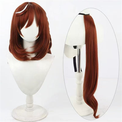 【In Stock】Game Umamusume:Pretty Derby Cosplay ブエナビスタ Buena Vista Cosplay Wig and Tail