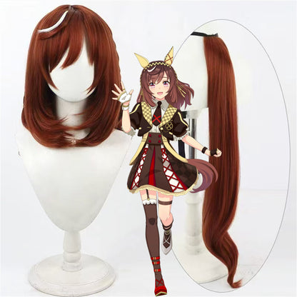 【In Stock】Game Umamusume:Pretty Derby Cosplay ブエナビスタ Buena Vista Cosplay Wig and Tail