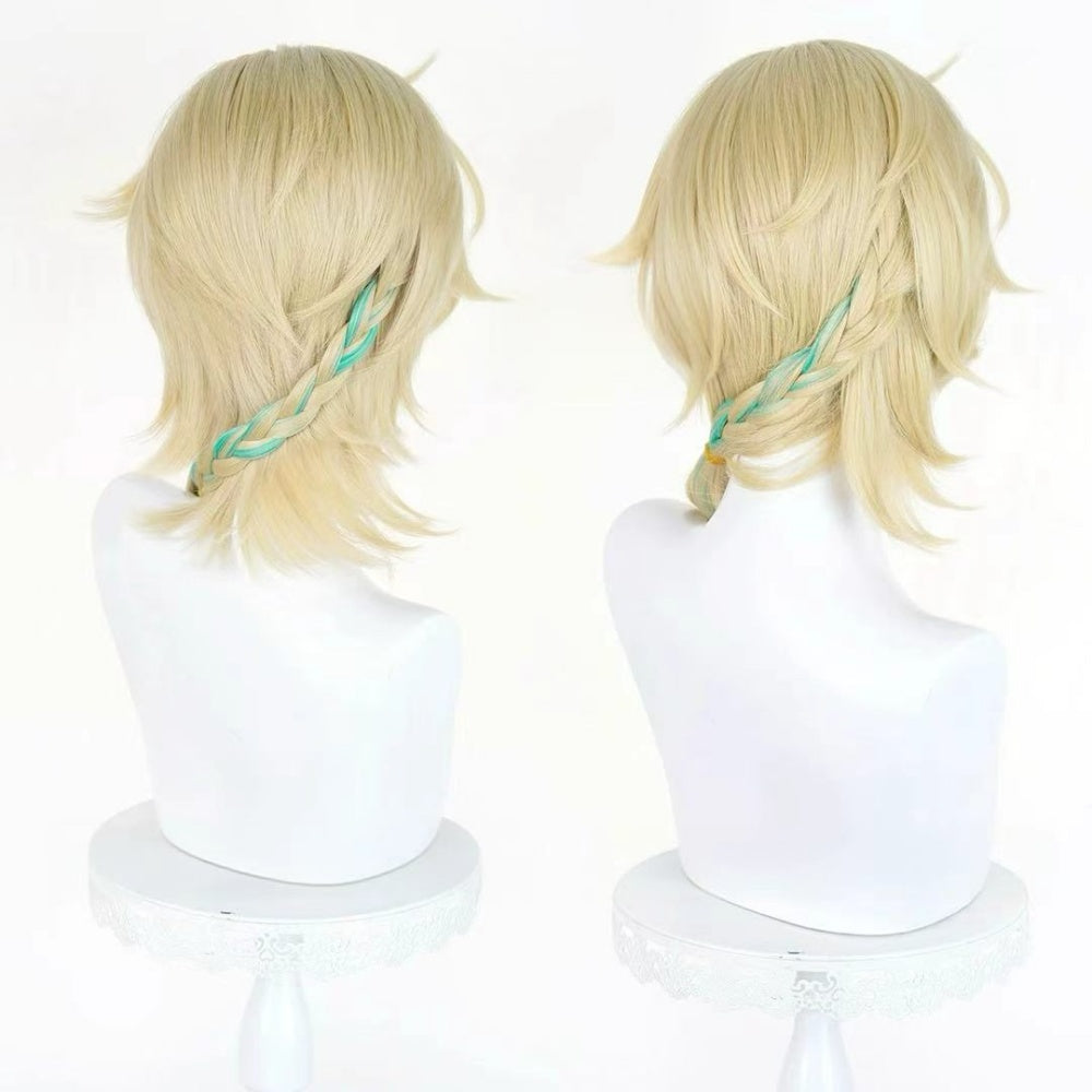 【In Stock】Game Honkai: Star Rail Cosplay Aventurine • Waveflair Cosplay Wig