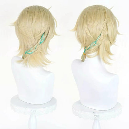 【In Stock】Game Honkai: Star Rail Cosplay Aventurine • Waveflair Cosplay Wig