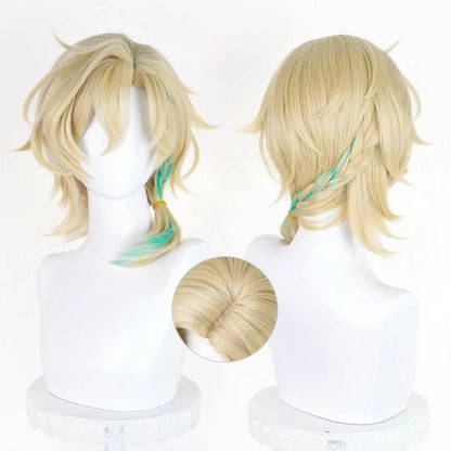 【In Stock】Game Honkai: Star Rail Cosplay Aventurine • Waveflair Cosplay Wig