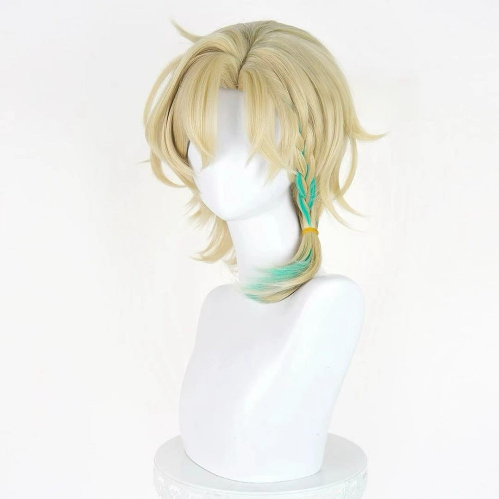 【In Stock】Game Honkai: Star Rail Cosplay Aventurine • Waveflair Cosplay Wig