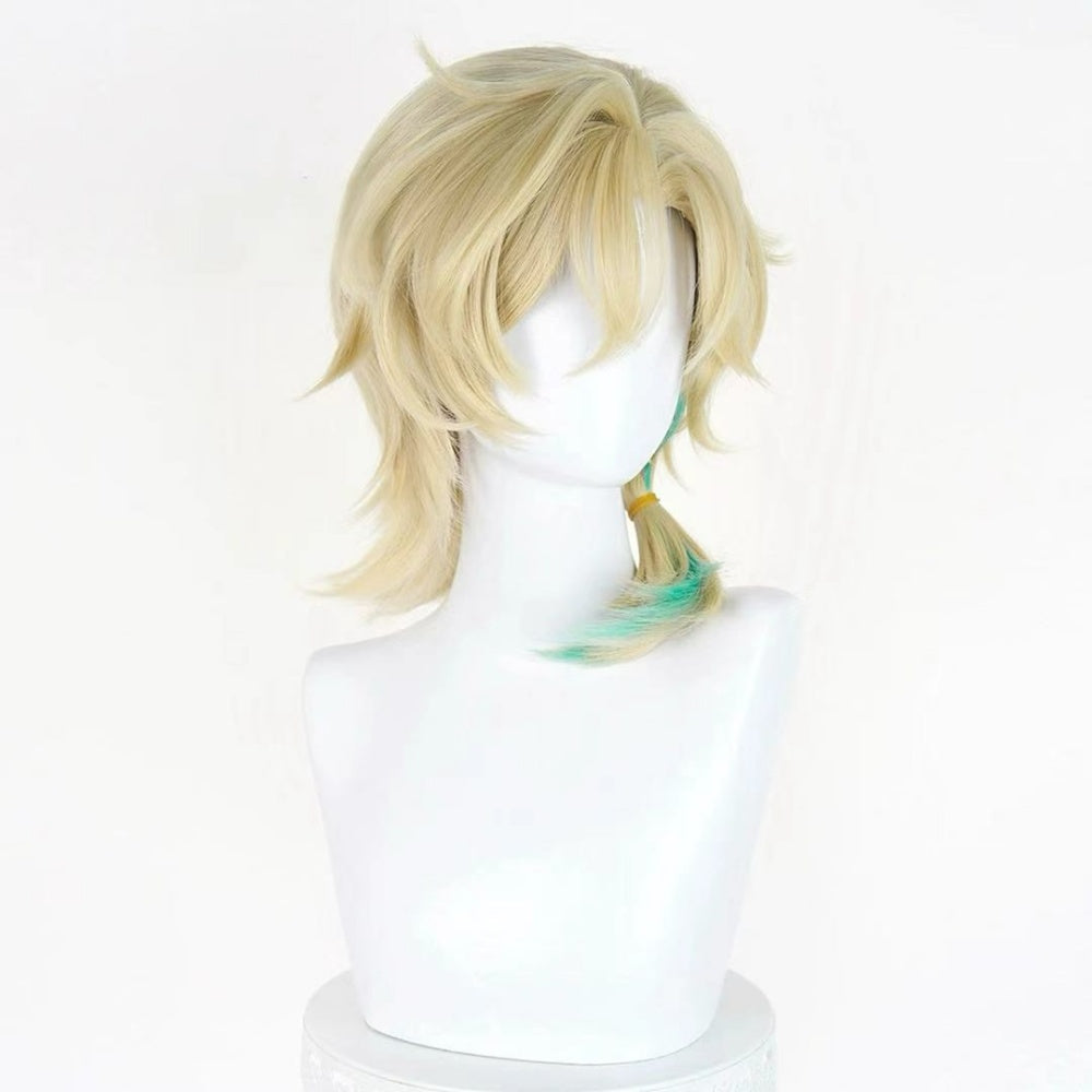 【In Stock】Game Honkai: Star Rail Cosplay Aventurine • Waveflair Cosplay Wig
