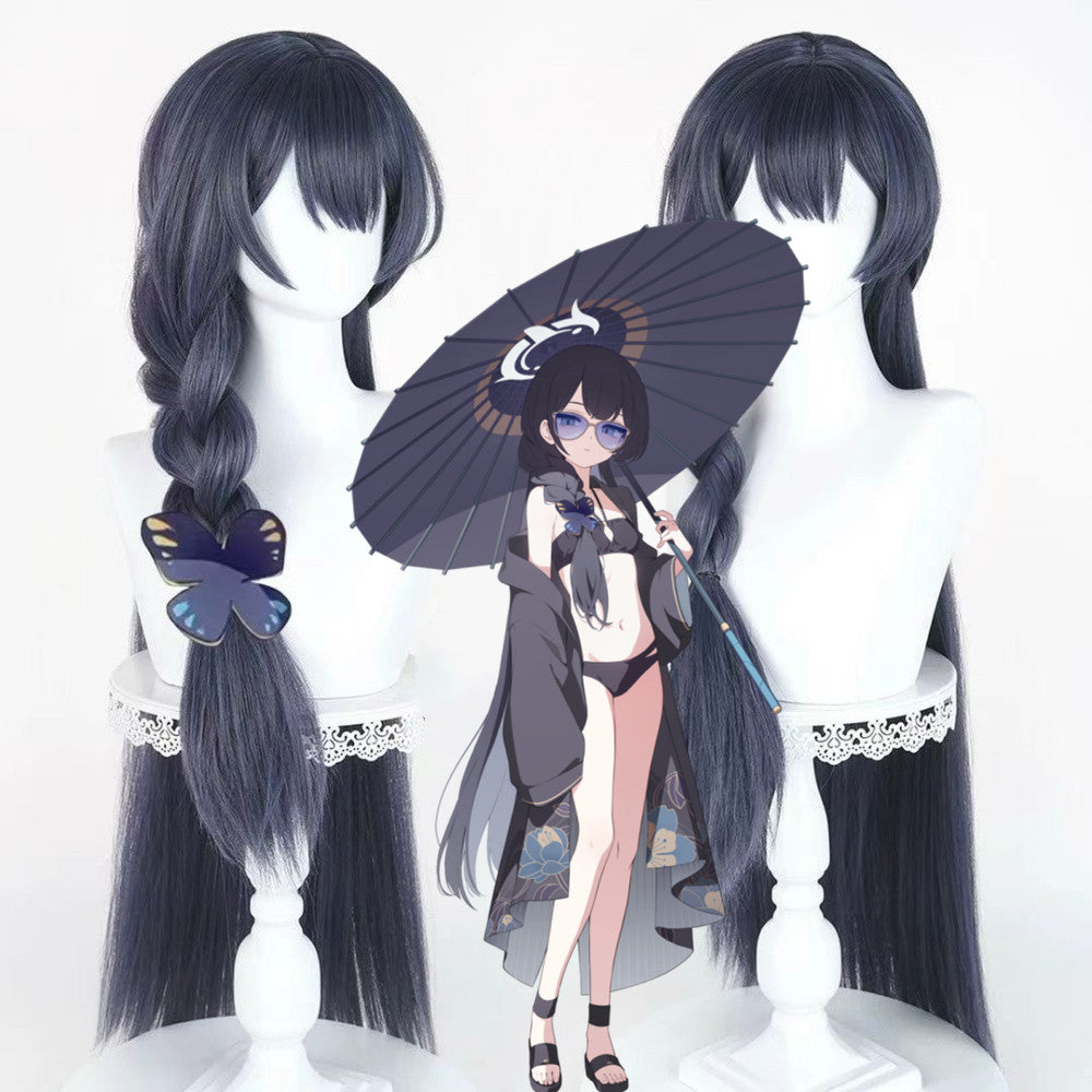 【In Stock】Game 블루아카이브 Blue Archive Cosplay Swimsuit Kisaki Cosplay Wig