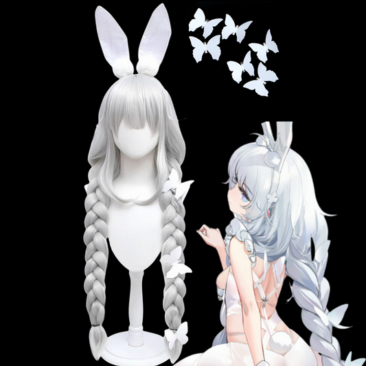 【In Stock】Game Azur Lane Cosplay Azur Lane MNF Le Malin Bunny Girl Cosplay Wig