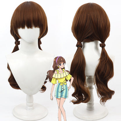 【In Stock】Anime Go! Princess Pretty Cure Cosplay Amanogawa Kirara Cure Twinkle キュアトゥインクル Cosplay Wig