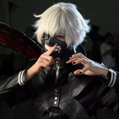 【In Stock】Anime Tokyo Ghoul Cosplay Ken Kaneki Cosplay Wig