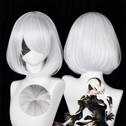 【In Stock】Game NieR: Automata Cosplay YoRHa No.2 Type B Cosplay Wig