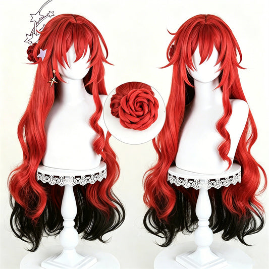 【In Stock】Game Honkai: Star Rail Cosplay Himeko • Nova 히메코•노바. Himeko•Noba Cosplay Wig