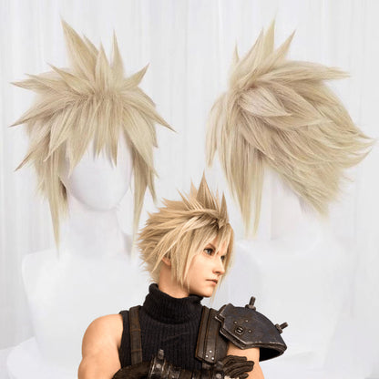 【In Stock】Game Final Fantasy VII Cosplay Cloud Strife Cosplay Wig