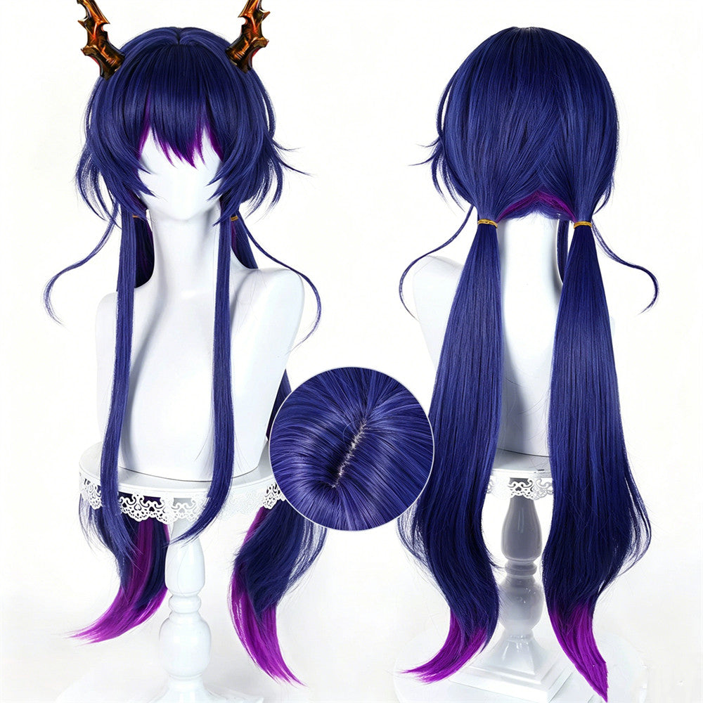【In Stock】Game Arknights Cosplay Ch'en the Dawnstreak Cosplay Wig