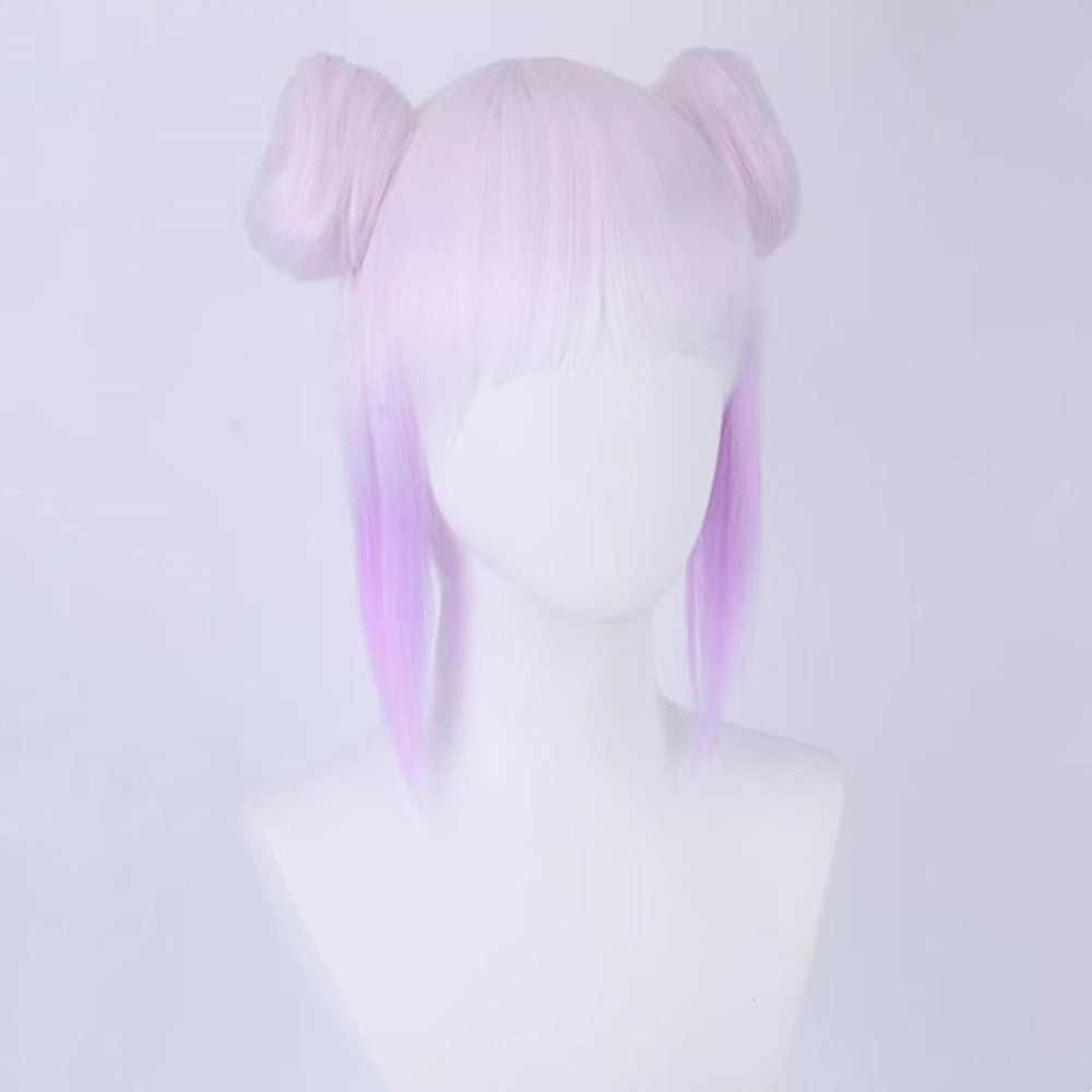 【In Stock】Anime Miss Kobayashi's Dragon Maid Cosplay Kanna Kamui Kimono Bun Head Cosplay Wig